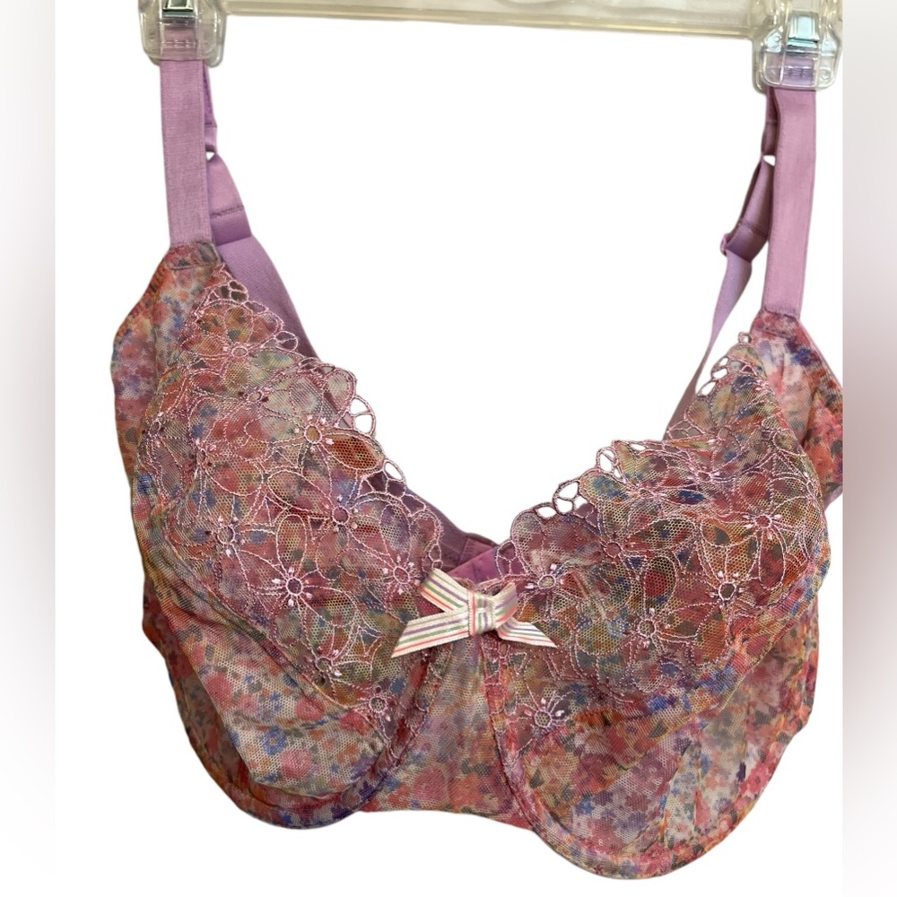 NWOT Cleo Panache Bra Size 36GH Floral Print